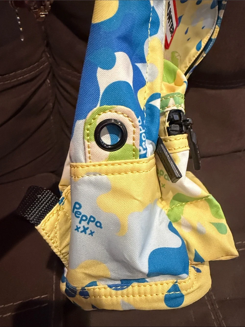 Hunter Kids Yellow & Blue Peppa Pig Rain Backpack